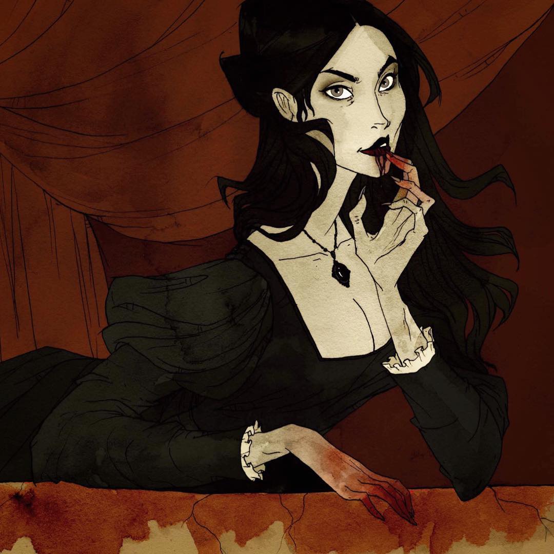 Abigail Larson арт Дракула